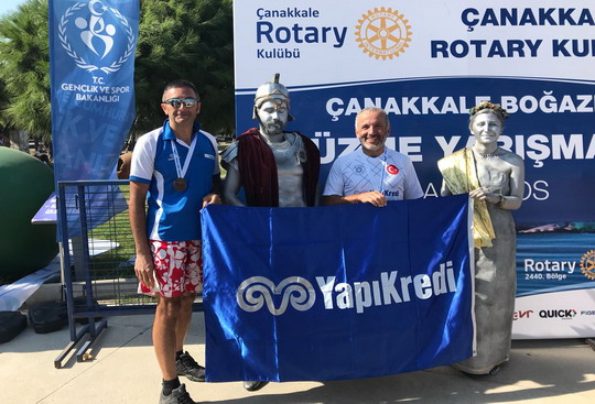 Yüzücülerimiz Çanakkale Boğazı Yüzme Yarışlarındaydı.