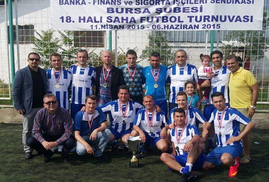 Yapı Kredi Marmara Bölge Futbol Takımımız 2015 Basisen Turnuvası Şampiyonu...