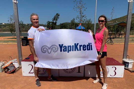 Sporcularımız Kuşadası Triatlon’unda yarıştılar.