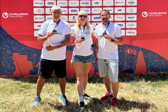 Triatlon takımı sporcularımız Challenge Gallipoli yarışlarında yer aldı.