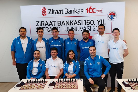 160. yıl Satranç turnuvasında satranç takımımız ikinci...