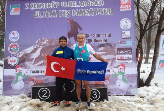 Atletlerimizin zorlu Çekmeköy Ultra Kış Maratonu Koşuları...